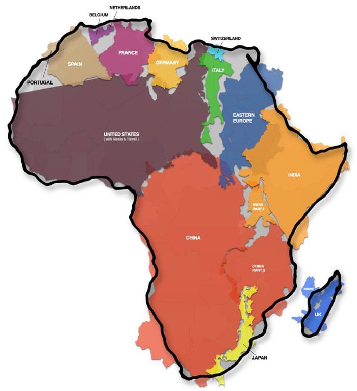 africa map for tweet